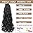 COOKOO 18 Inch French Curls Braiding Hair 2 PCS Long Curly Pre-Stretched Spanish Wavy Crochet Extensions 1B