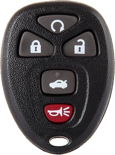 ECCPP 1 llavero de repuesto sin llave sin cortar para automóvil con control remoto (carcasa de carcasa) para Chevy Malibucobalto para Buick