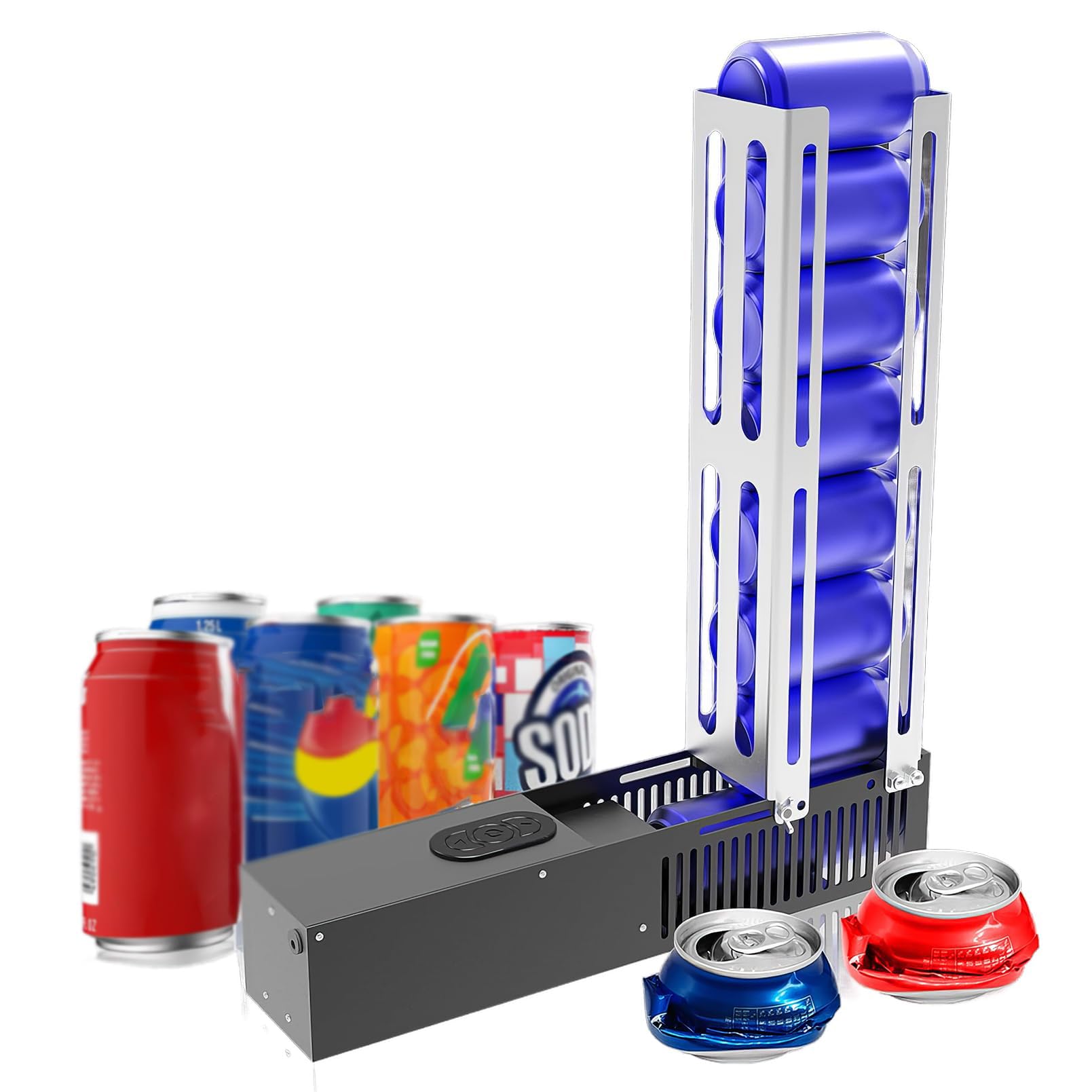 Broyeur lourd pour bière et canettes électriques de 8 à 16 oz, compacteur poubelle de table