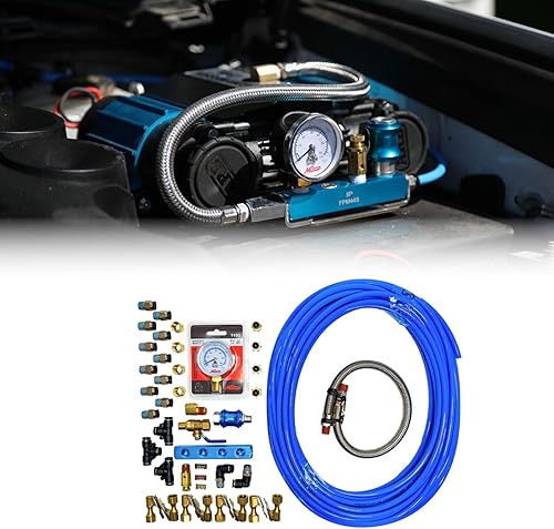 Rago Fabrication El sistema de aire "Wifey" | Camión de 120 pulgadas + base de rueda | Compresor de aire ARB individual y doble | Manguera nominal