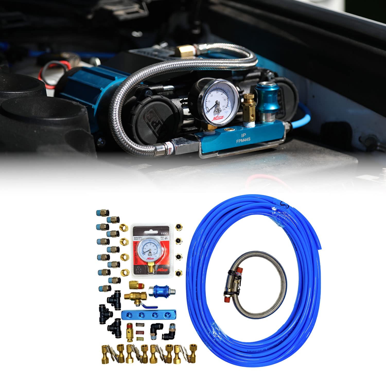 The "Wifey" Air System | Truck 120"+ Wheel Base | ARB Single & Twin Air Compressor | Hose Rated 170 PSI | Made in the USA | Rago Fabrication