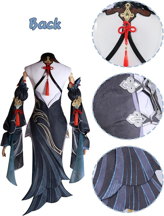 NSPSTT Game Cosplay Costumes for Women Shenhe Xingqiu Ganyu Lantern Rite New Outfit Full Set