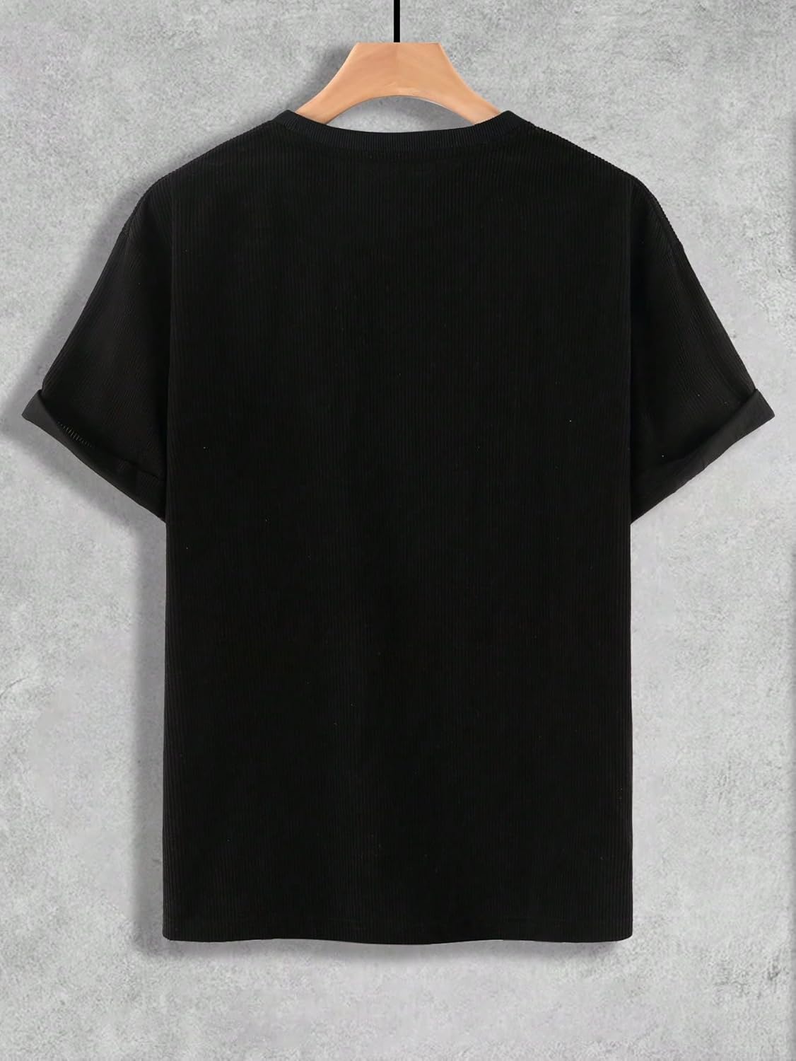 Verdusa Oversized Tshirts for Men Drop Shoulder Summer Baggy Shirts Cropped Tops Fashion Streetwear T Shirts - Image 2