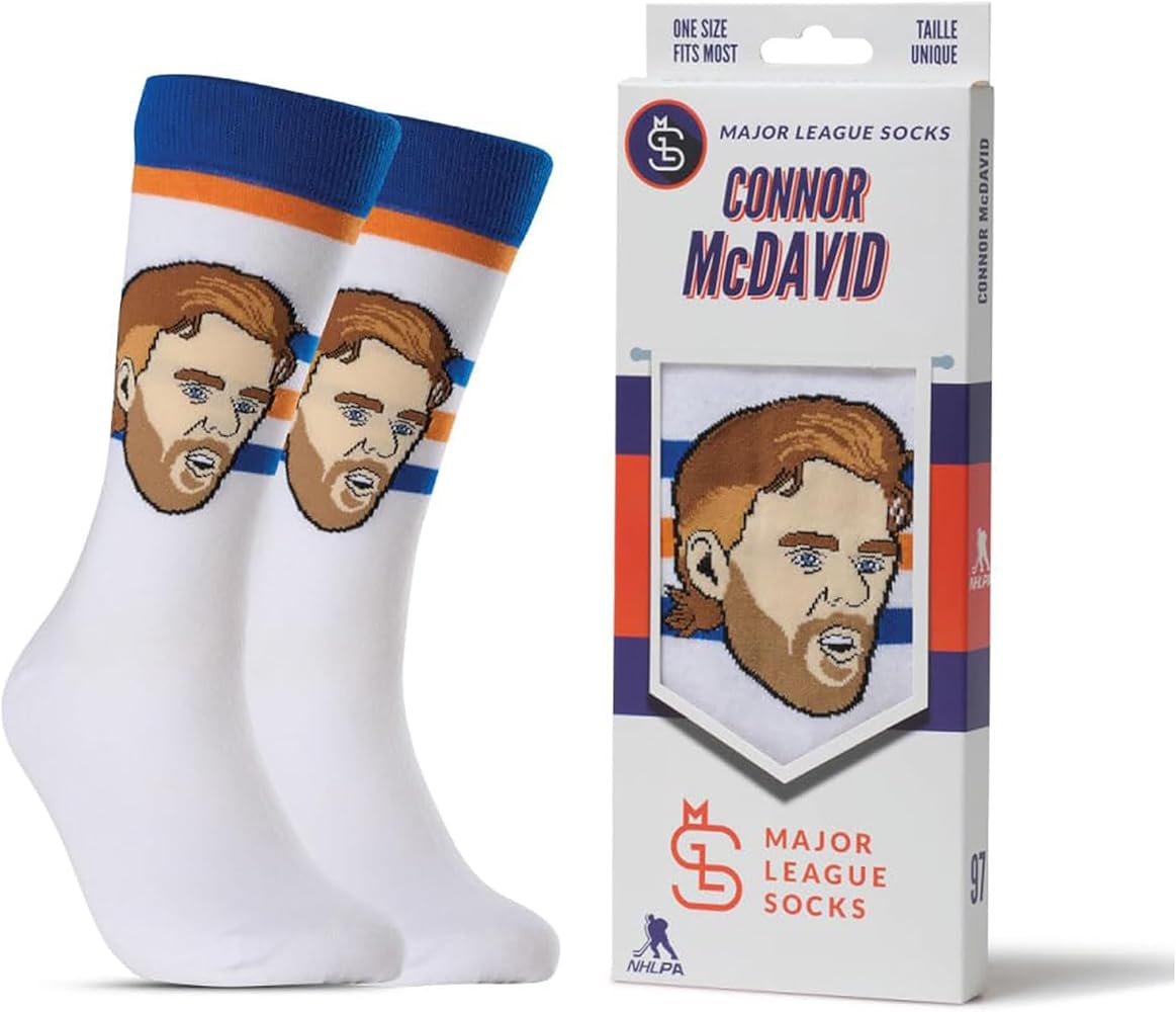 NHL埃德蒙顿油人队球袜 - 多款球员休闲运动袜