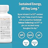 Vista 3 de Jigsaw Health Complejo B activado con SRT, 120 comprimidos