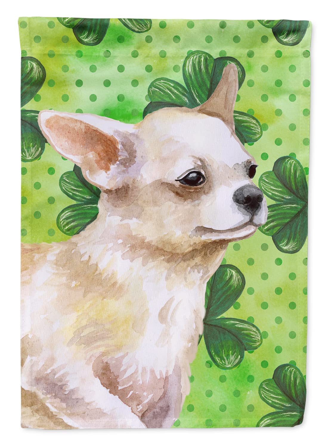 Chihuahua drapeau Saint-Patrick en toile grand format pour jardin Caroline's Treasures BB9871CHF
