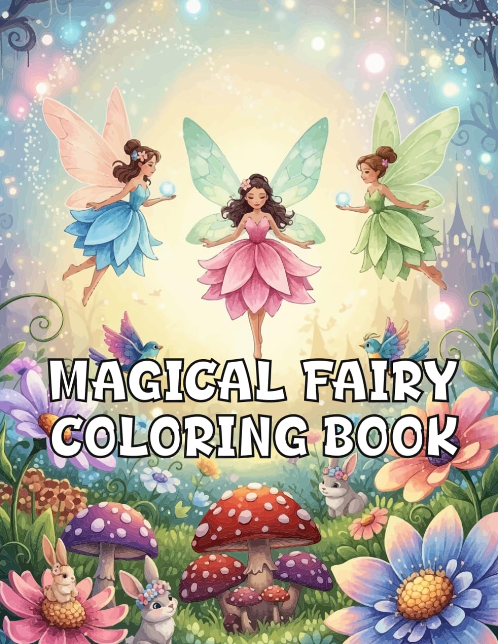Magical Fairy Coloring Book: Step Into a World of Fairies, Magic, and Enchanted Dreams