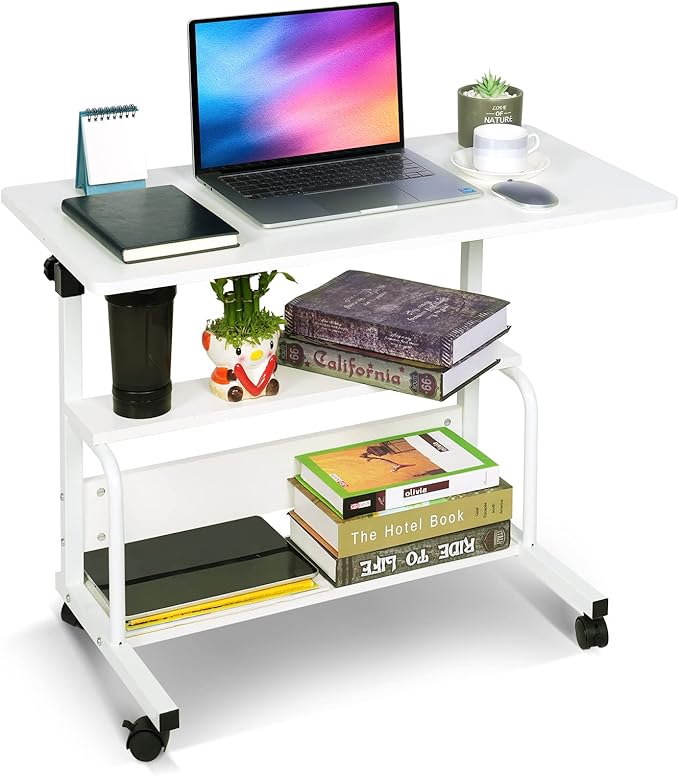 Amazon.com: KLSMYHOKI Portable Desk Small Desks for Small Spaces Laptop ...