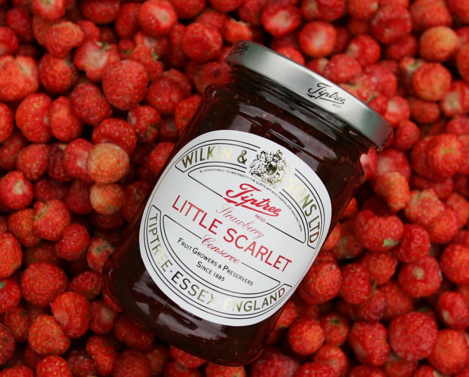 Tiptree Little Scarlet Strawberry Preserve, 12 Ounce Jar (Pack of 2)
