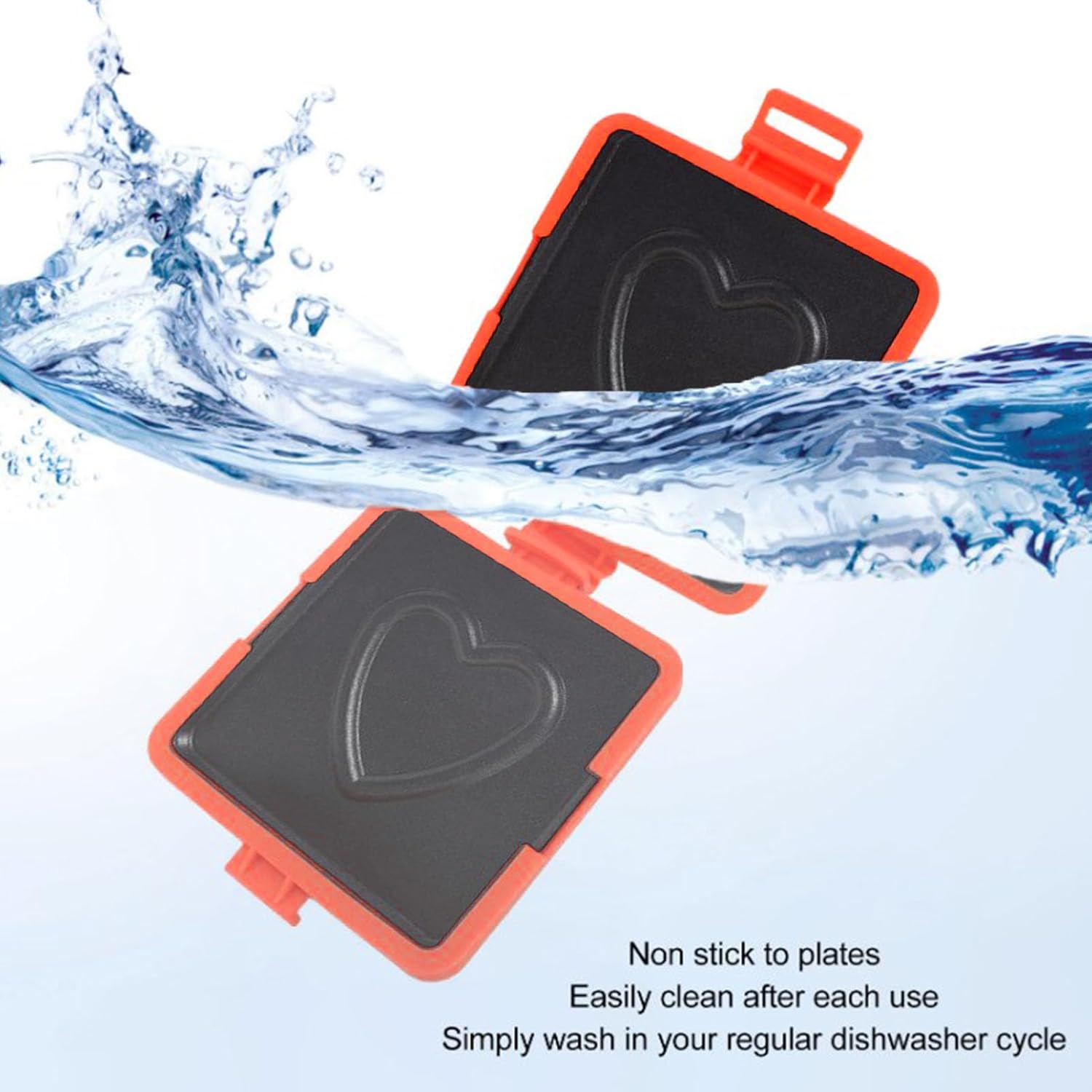 Diydeg Microwave Toaster Sandwich Maker, No Electricity Dishwasher Safe Microwave Toastie Maker, Panini Press, Grilled Cheese Maker for Cooking Breakfast, Toastie Safe in Microwave Oven (Red)