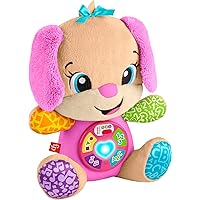 Fisher-Price Baby Toy Laugh Learn Smart Stages Sis Musical Plush with Lights Learning Songs