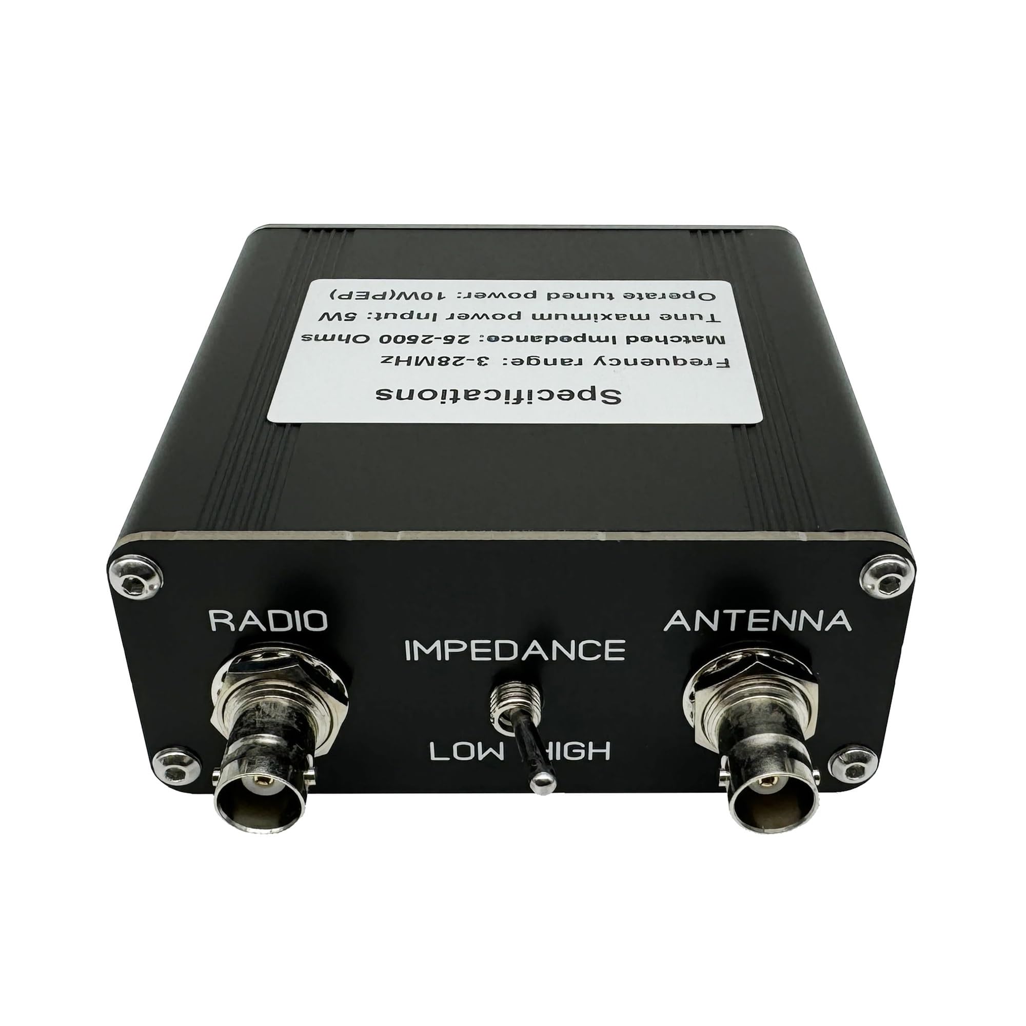 Antenne manuelle Z-match Tuner 5W 3-28 MHz,Majeur