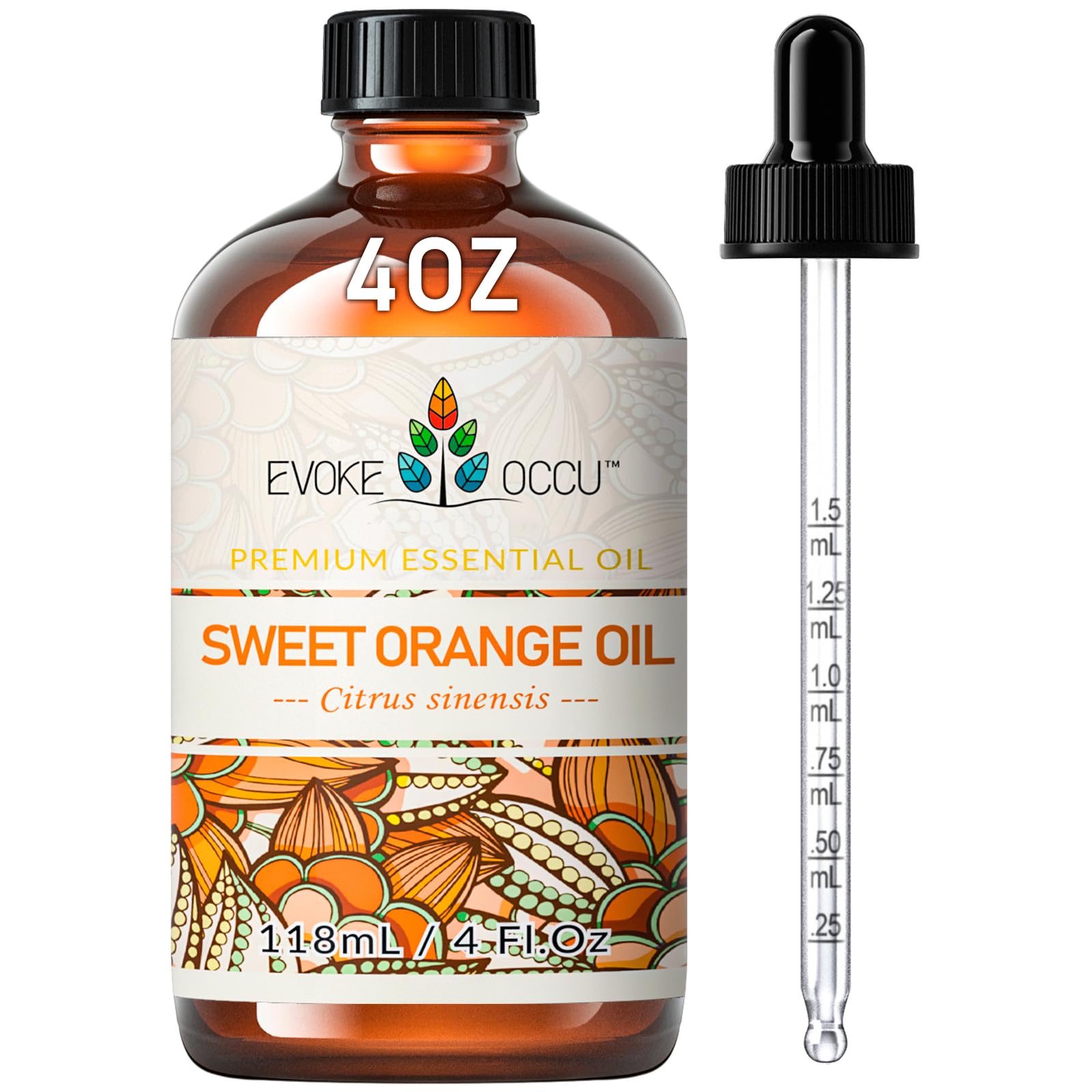 EVOKE OCCU Orange Essential Oil for Diffusers &amp; Skin Care