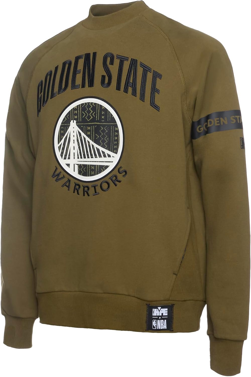 Two Hype NBA Men’s Knitted Fleece Crewneck Sweatshirt – Soft Heavyweight Cotton Pullover for Casual Daily Wear