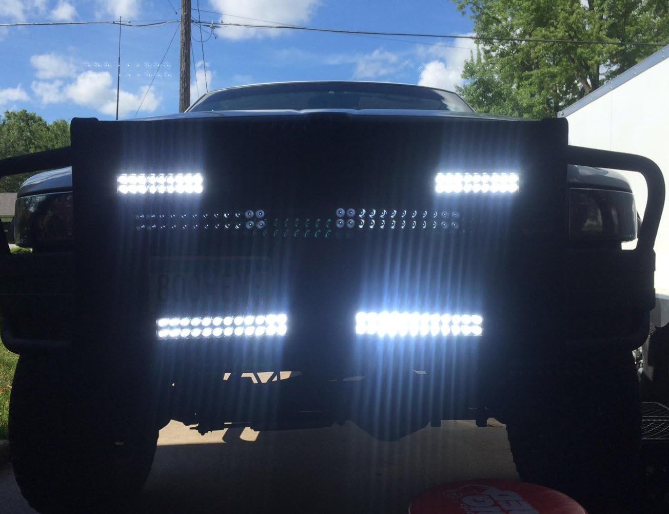 Willpower 2x 9 inch 54W Spot Flood Combo Led Work Light Bar 5400LM 10-30V for Heavy Duty Off-road Vehicle Pickup Jeep 4x4 4WD Car SUV Truck Boat