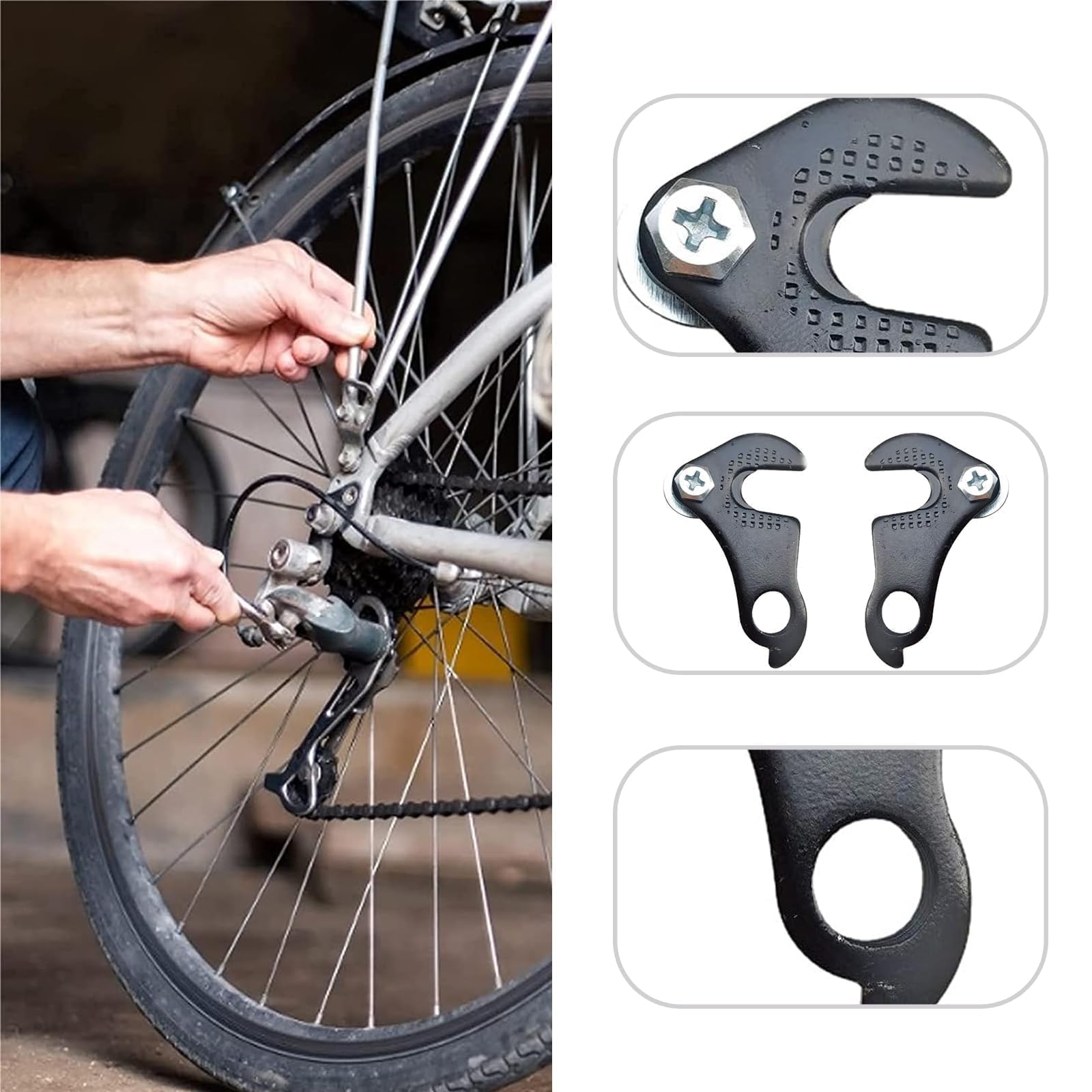 Fahrrad Schaltauge Universal Kompatibel mit Shimano MTB Aufhäng 2 Stück