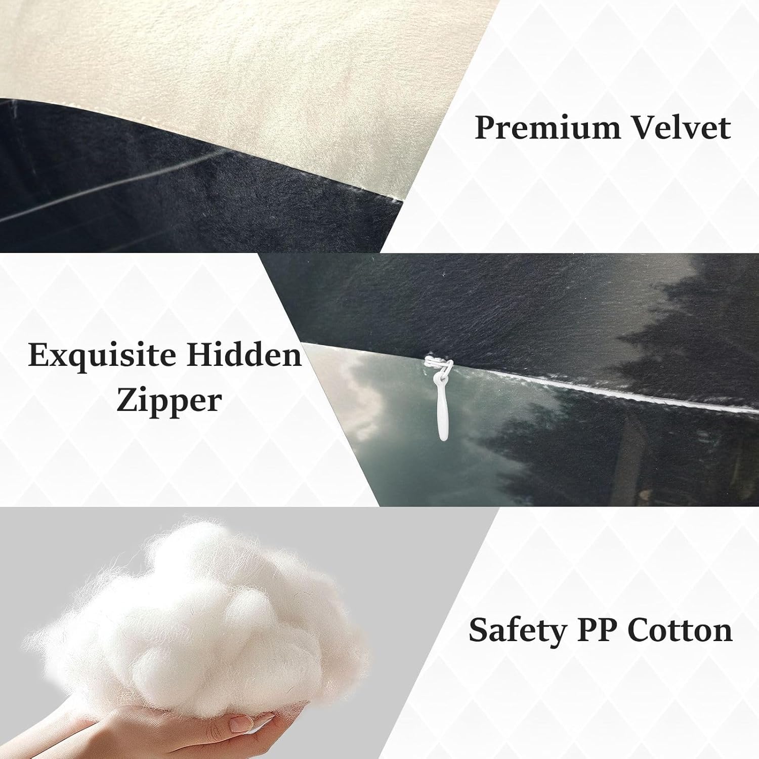 Black Tornado Human-Shaped Pillow Soft Body Pillows Washable Velvet Pillows for Anxiety Relief Sleeping Cuddling & Support