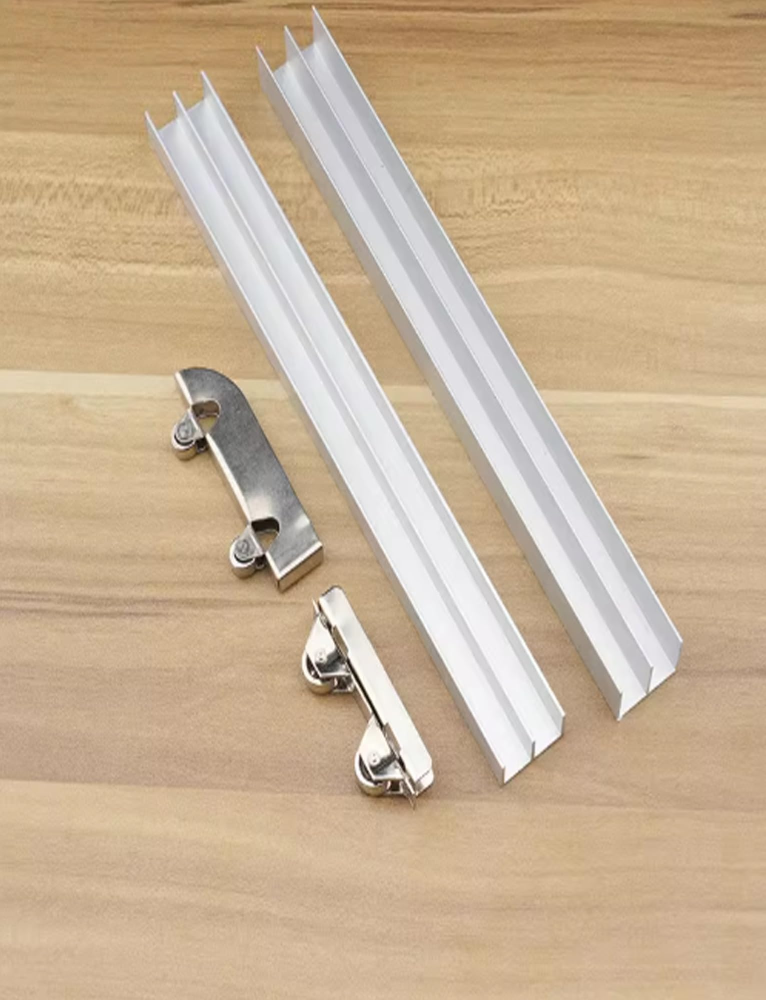 Prowadnica Alu Rolka DIY Drzwi Szkło Szafki(190cm)