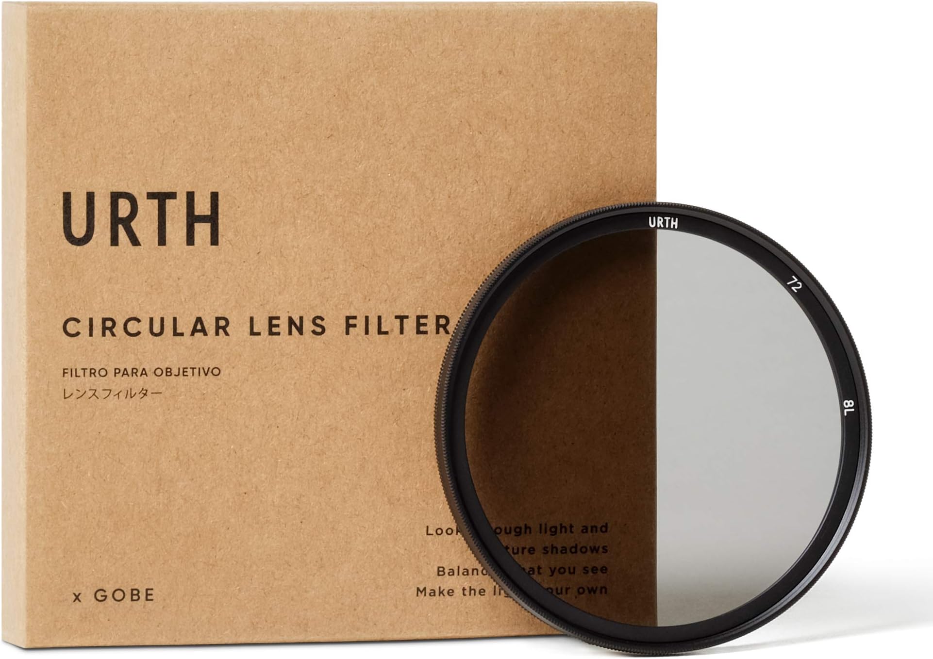 Urth 72mm Circular Polarizing (CPL) Lens Filter - Multi-Coated, Slim Design for Camera Lens Polarization