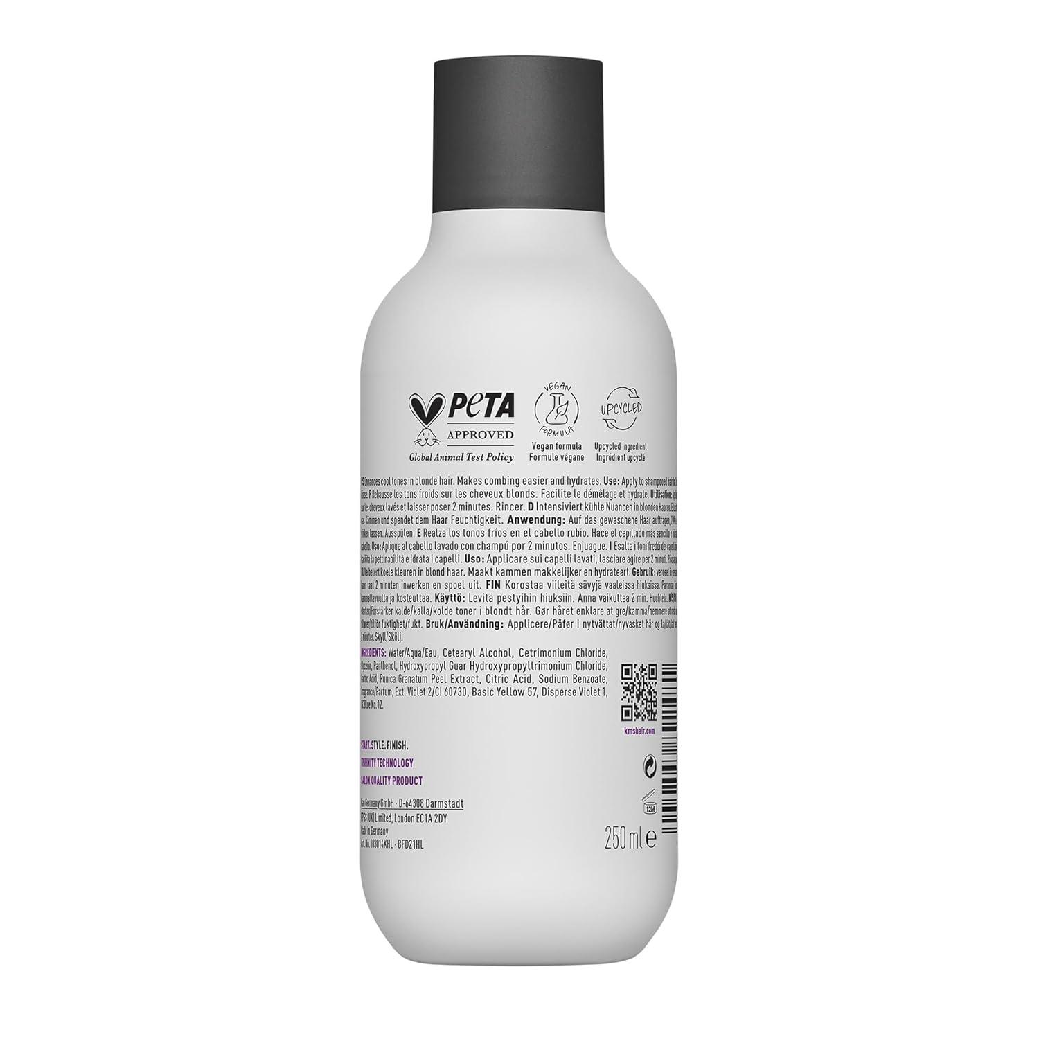 KMS COLORVITALITY Blonde Illuminating Purple Conditioner - Image 2