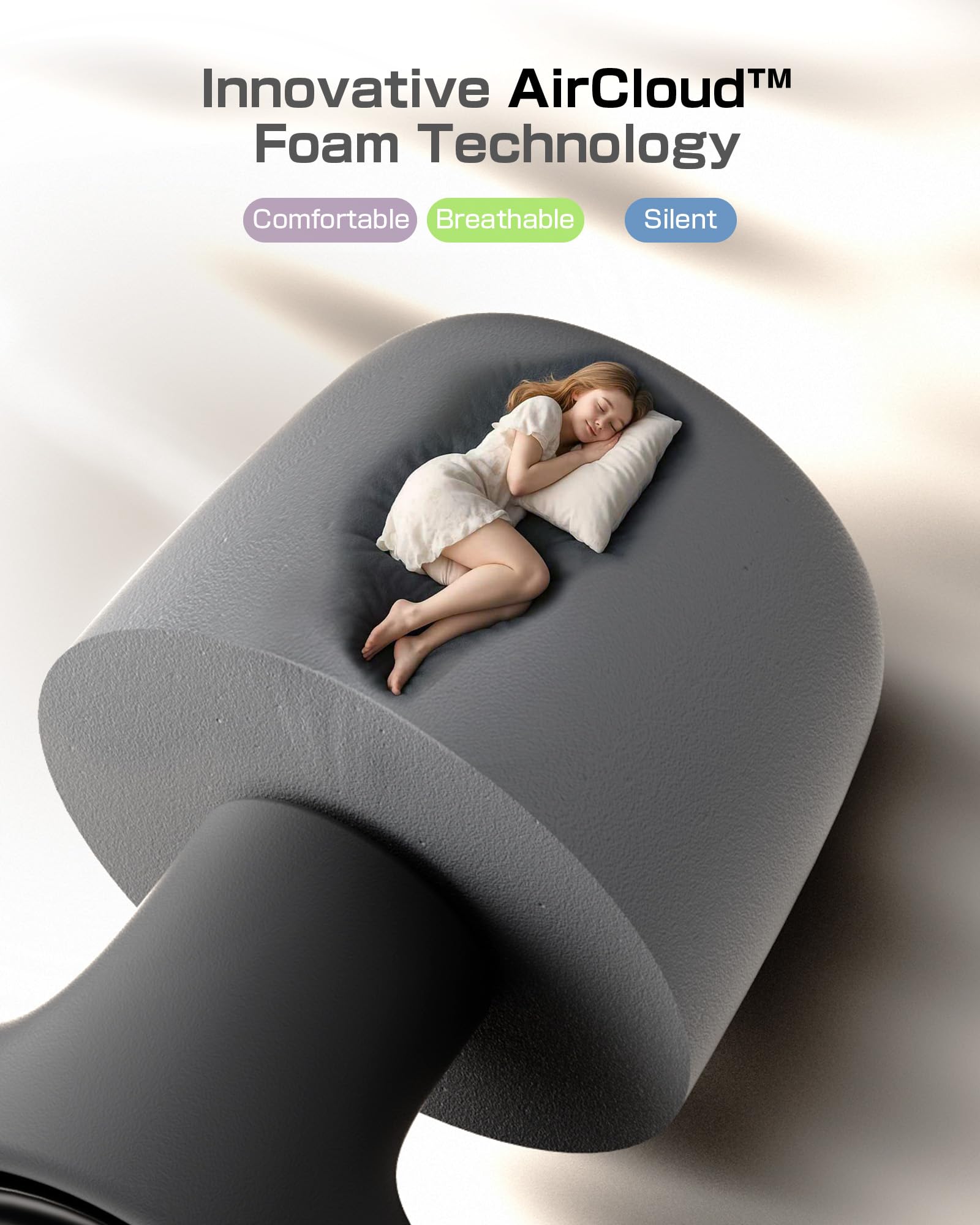 Tapones para los oídos para dormir y conciertos con cordón, tapones para los oídos ultra cómodos antipérdida, reducción de ruido de 45 dB, protección auditiva flexible para viajes