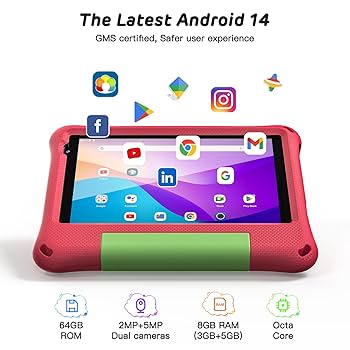 Callsky デュアルスピーカー タブレット　Android14 Callsky-Tab 14.1 inch big screen Android 14 tablet, 1200 x