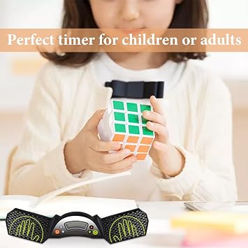 Stack Competition Timer - Professional Touch Control Timer Clock Machine for Stack Competition with Display - Designed for Competition Cubes - Approved by World Cubing Association
