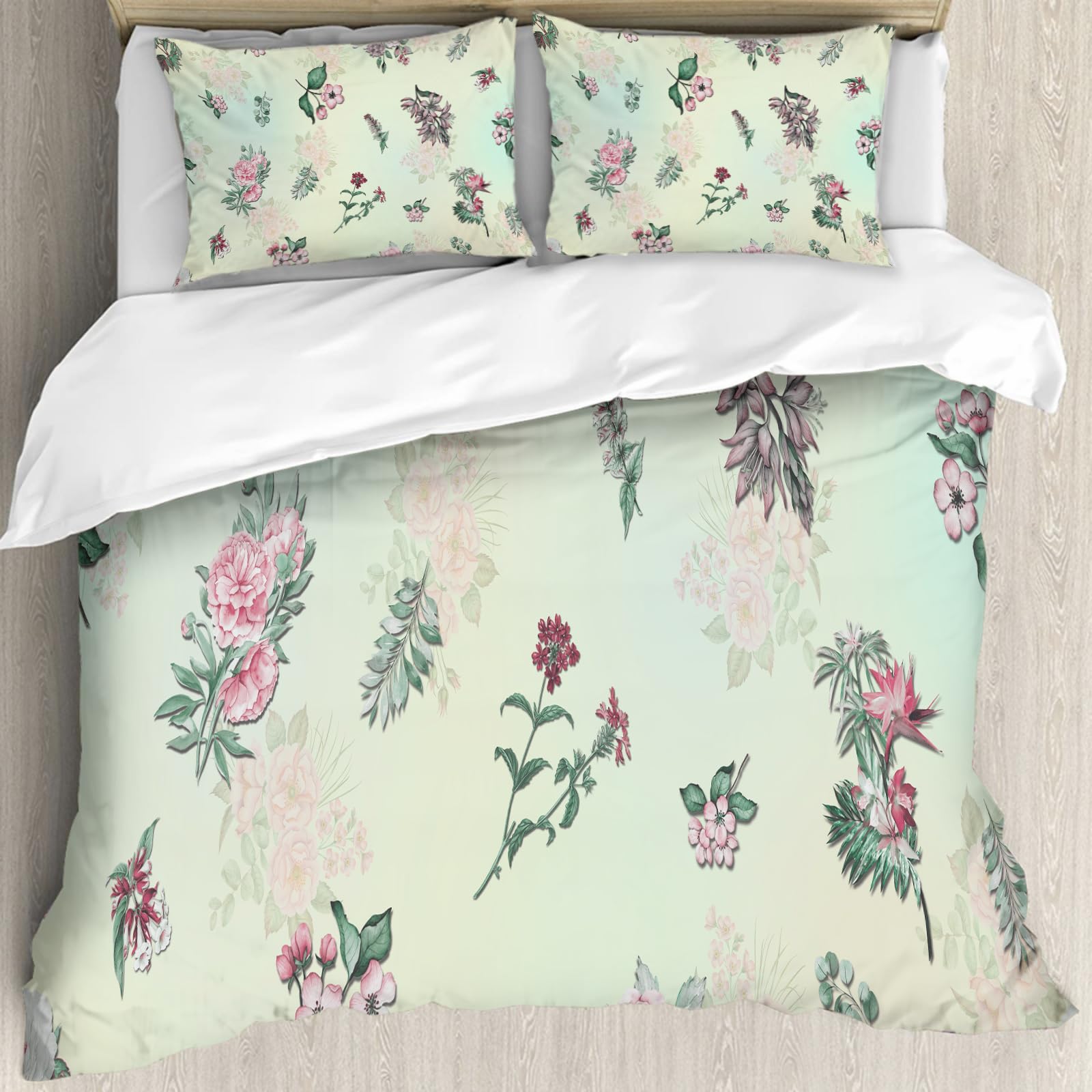 Housse de couette imprimée 228x264cm pour un lit sain et chaleureux