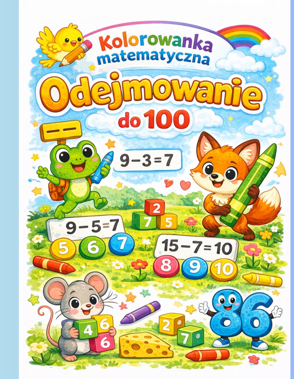 Kolorowanka matematyczna odejmowanie do 100: Nauka przez zabawę
