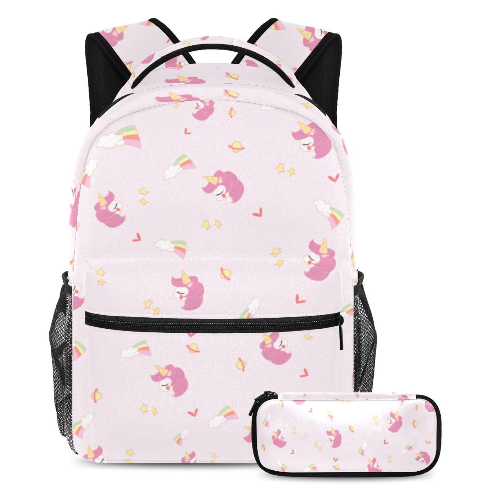 Sac à dos licorne rose ergonomique pour soulager le dos