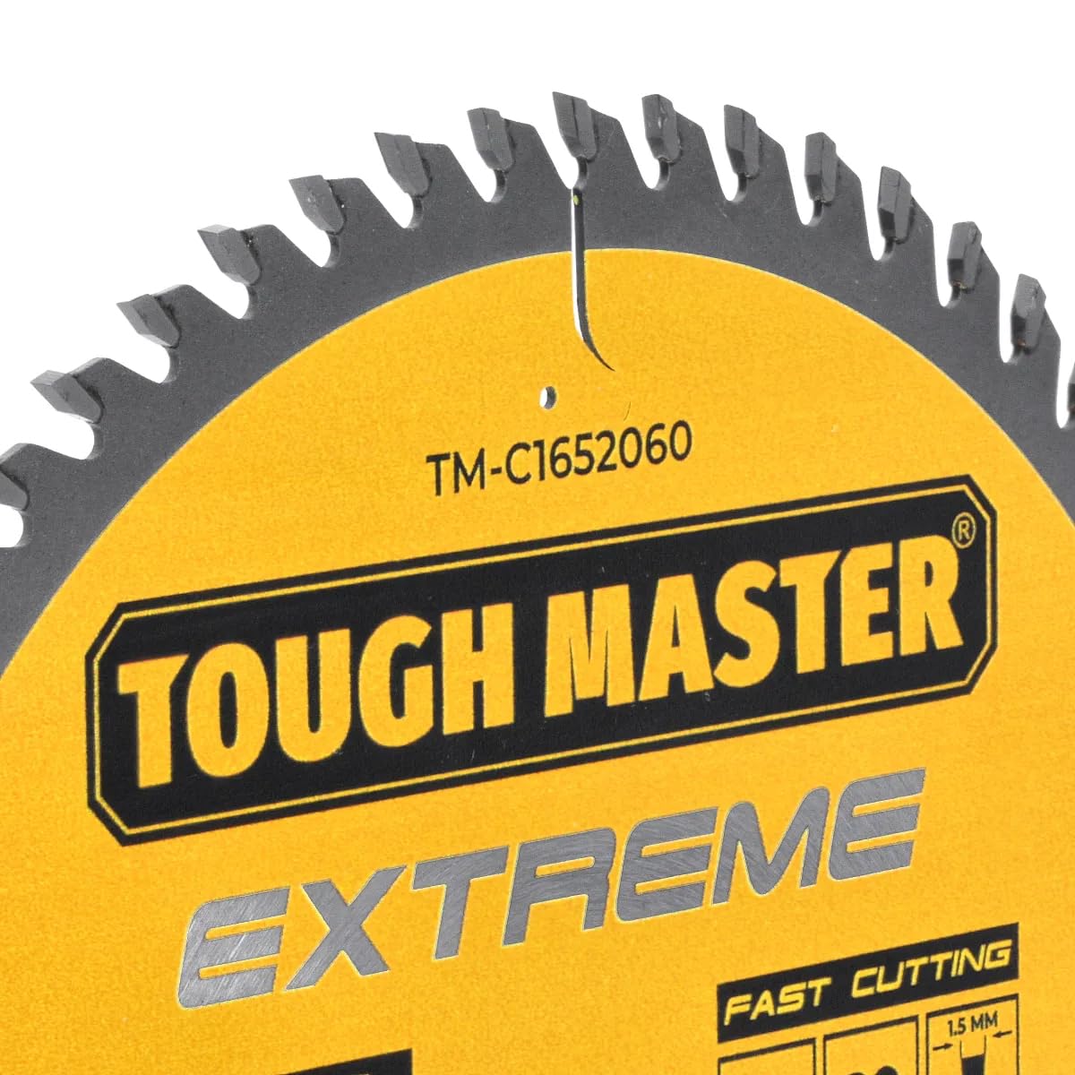 TOUGH MASTER Lama per sega circolare, 165 mm, professionale, in TCT, 165 x 20 x 60 denti, ideale per legno, legno con chiodi, laminato, plastica, adatta a Bosch, Makita, DeWalt, confezione da 5