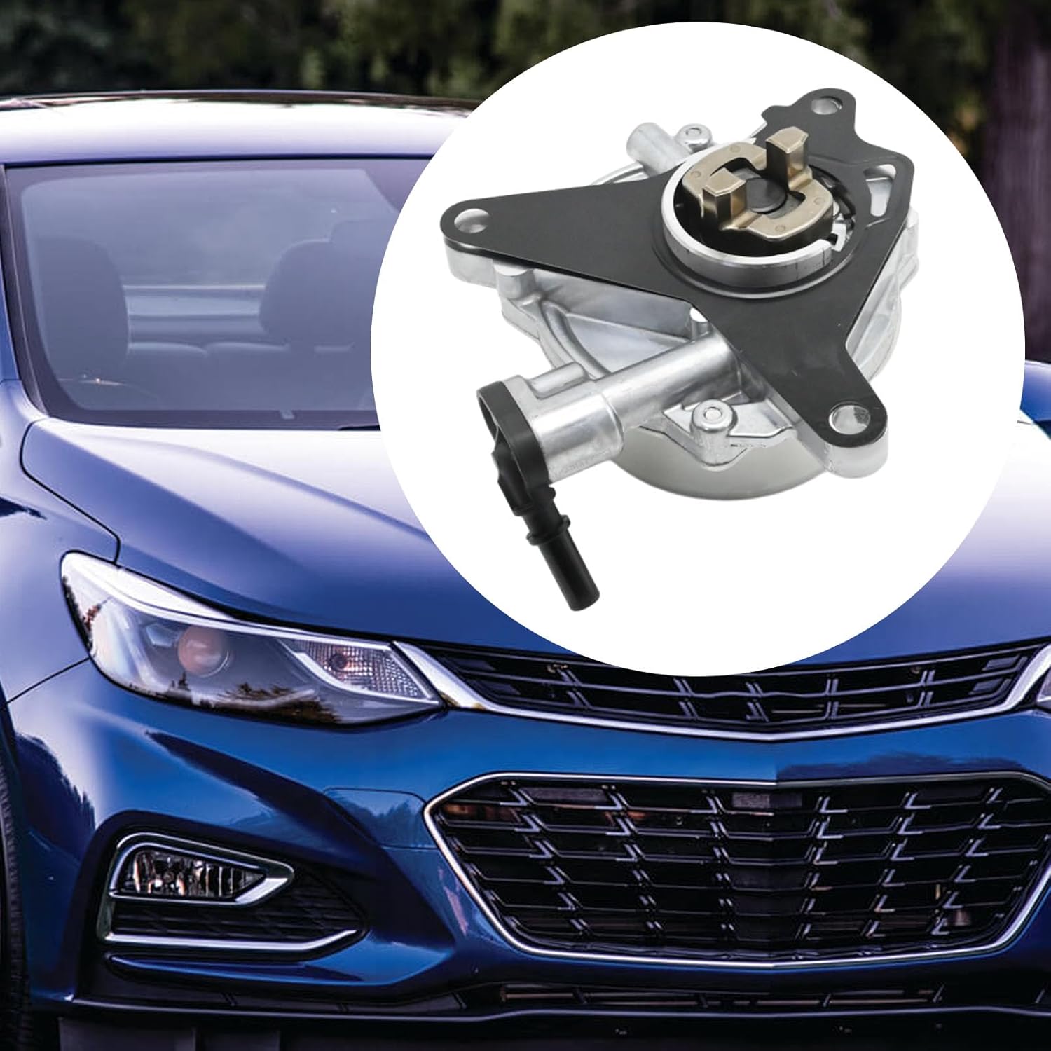 4892641AA Brake Vacuum Pump with Seal Gasket Replacement for Fiat 500 L4 1.4L 2012 2013 2014 2015 2016 2017 Replacement for Jeep Renegade L4 1.4L 2015 2016 Replace 4892641AB