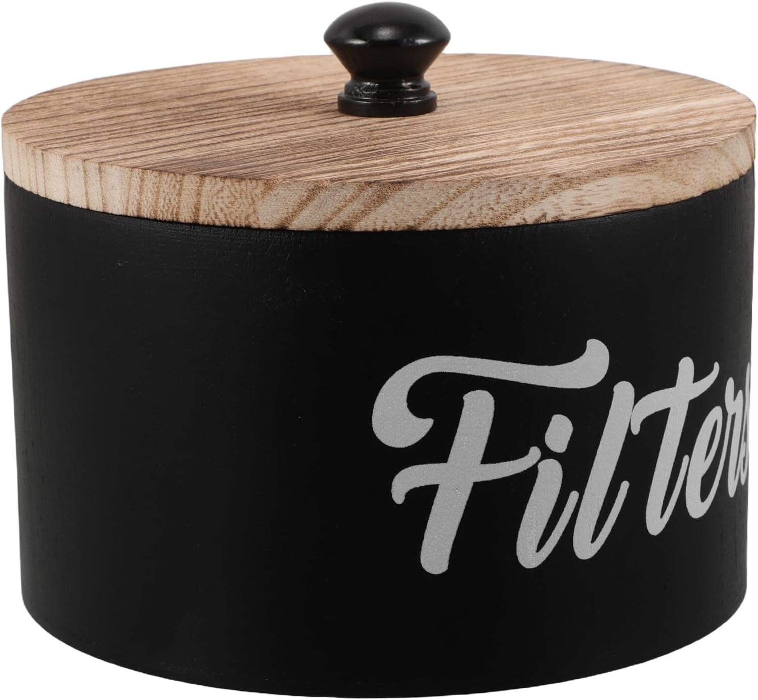 UPKOCH Wooden Laundry Detergent Pod Storage Box with Lid, round Laundry Room Organizer Container for Dishwasher Detergent Tablets and Coffee Condiment Storage