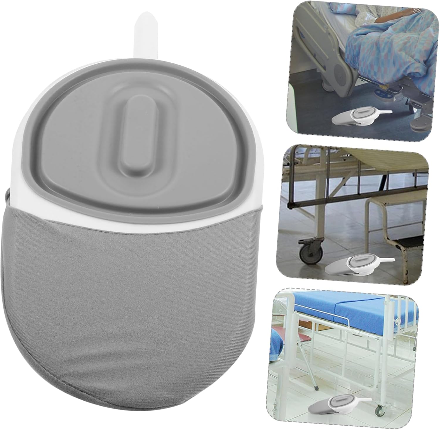 Bariatric Bed Pan Handle Plastic Urinal for Elderly Easy to Clean Bedpan for Hospital Use