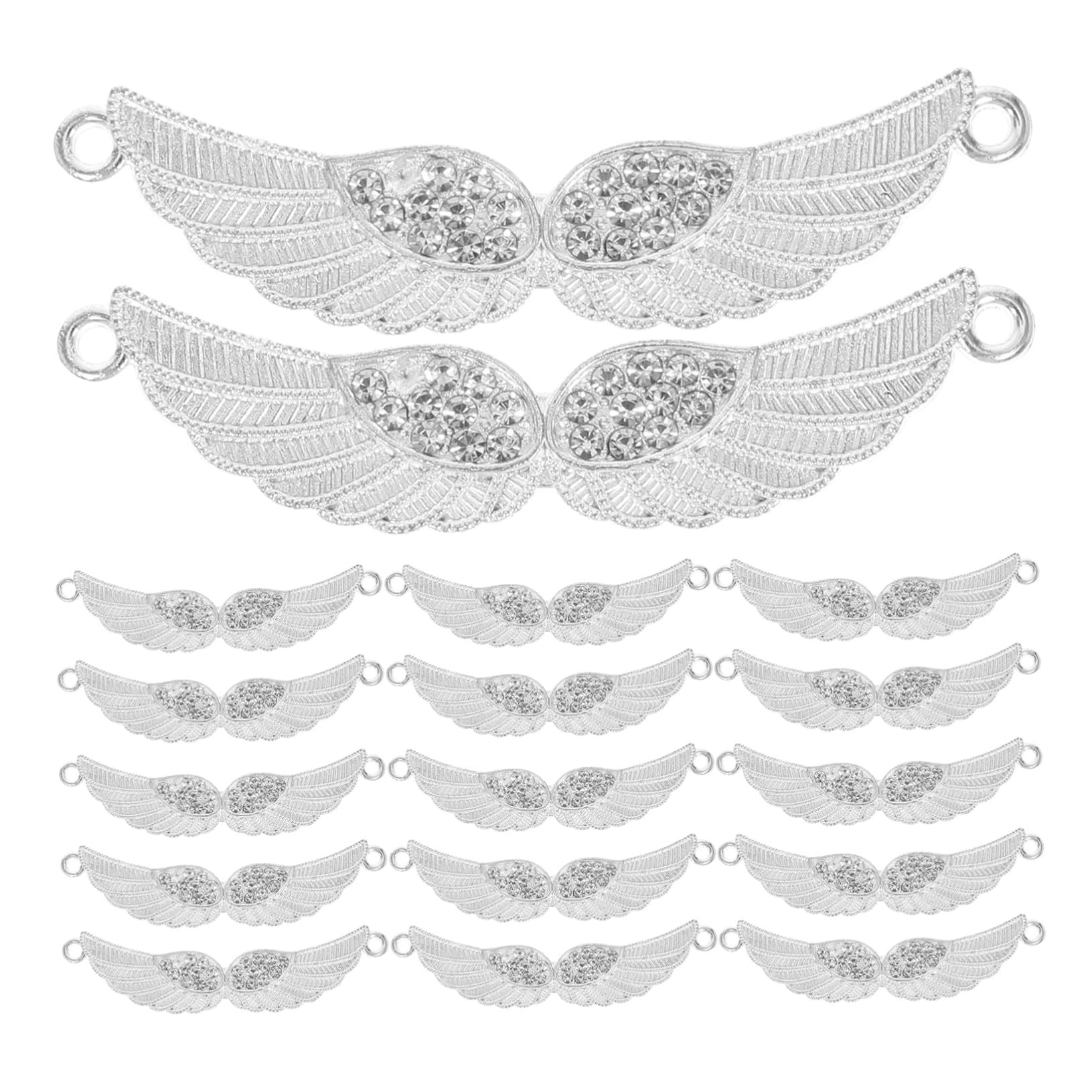 Breloques rétro strass lot de 50 perles d'espacement pour création de bijoux DIY - 8