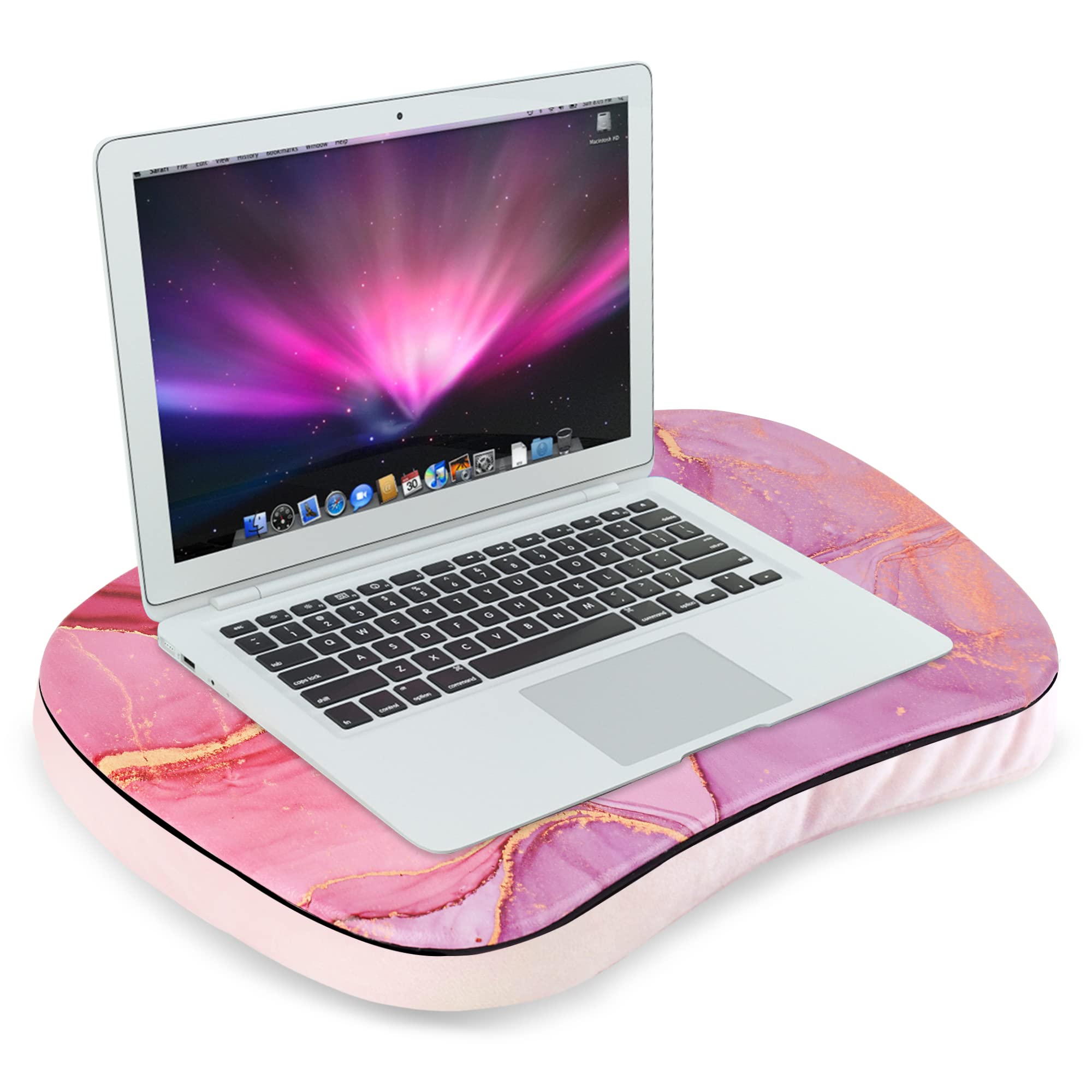 Vassoio Portatile Per Letto Mind Reader - Pieghevole, Con Cuscino, Supporto Per Laptop, Tablet E Scrittura - Foto 12