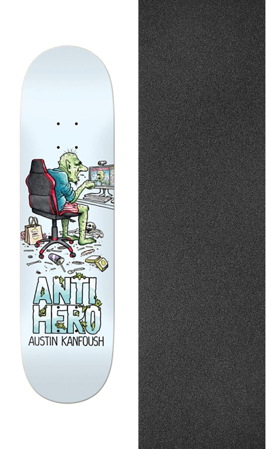 Anti Hero Skateboards Austin Kanfoush Trolls Skateboard Deck - 8.62