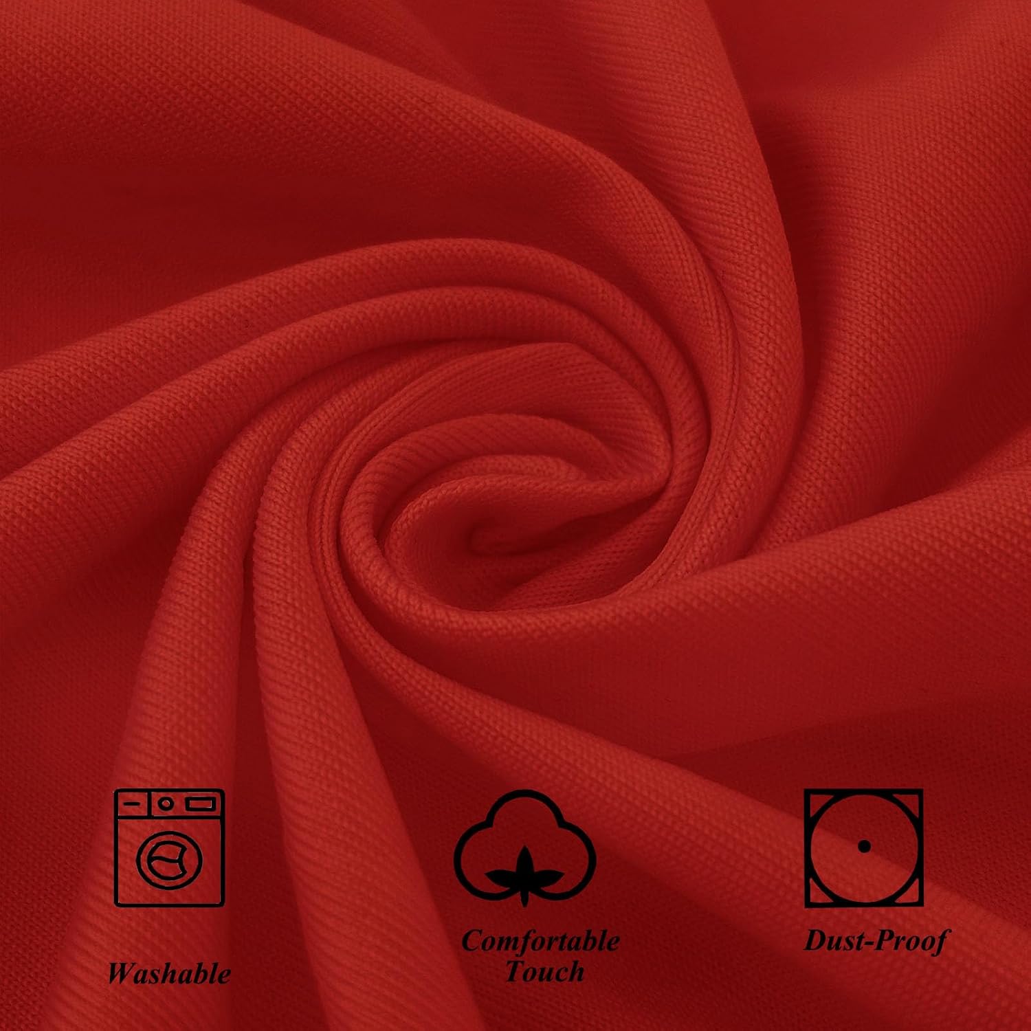 4Pack Red Cocktail Table Cover 32x43 Inch Fitted Stretch Cocktail Tablecloth for Round Table Top Cover High Top TableCloths for Party Bar Pub Wedding