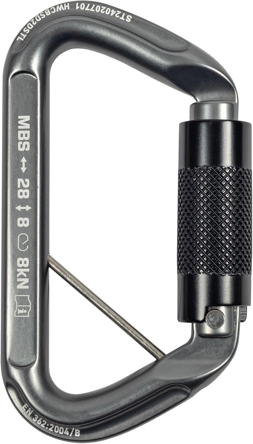 Sterling Safe D Twistlock Carabiner (99749)