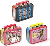 Vista 2 de Crowded Coop, LLC Caja de almuerzo de lata retro TV Teeny, 1 diseño aleatorio