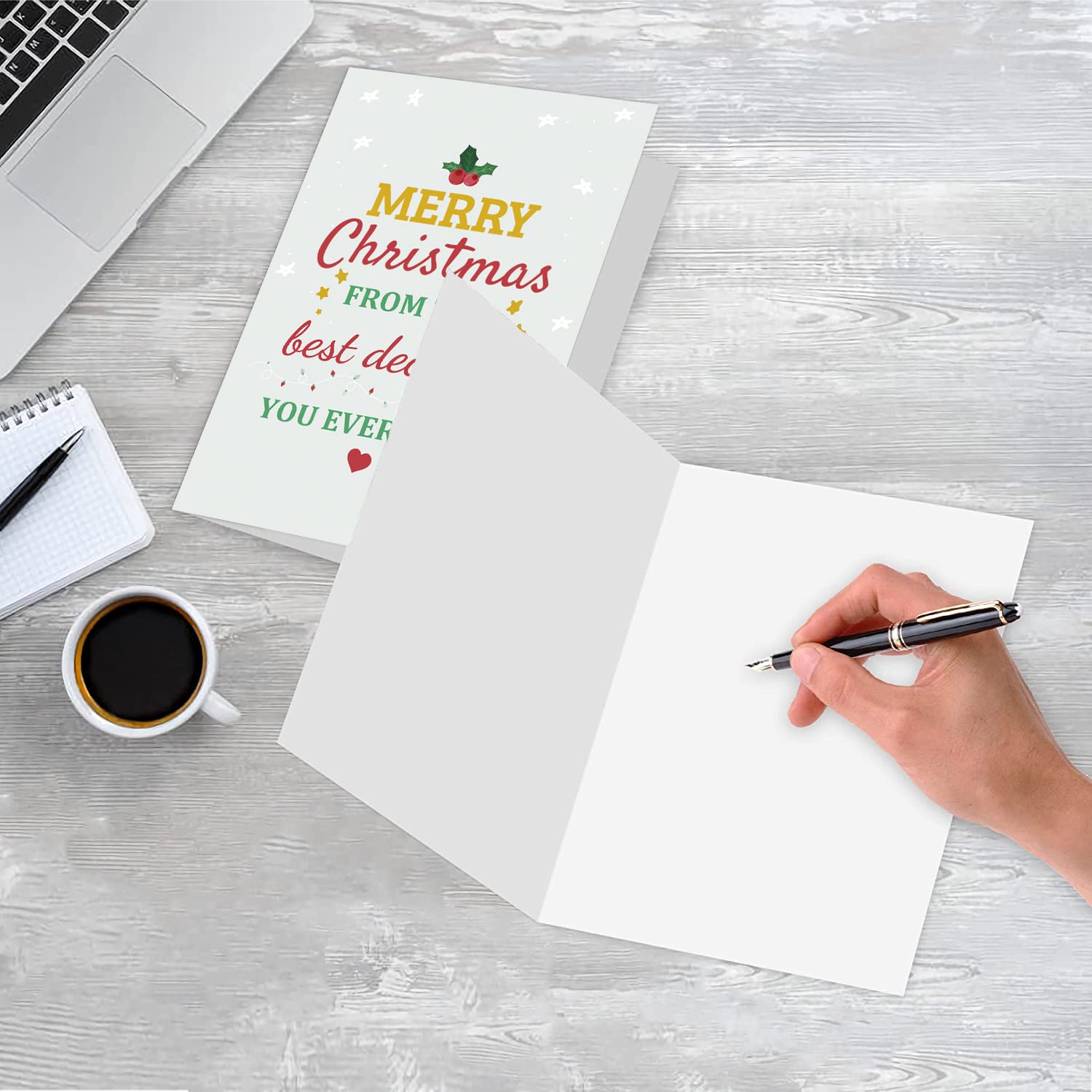 Romantische Weihnachtskarte Für Ihn/Sie – 'Merry Christmas From The Best Decision You Ever Made'