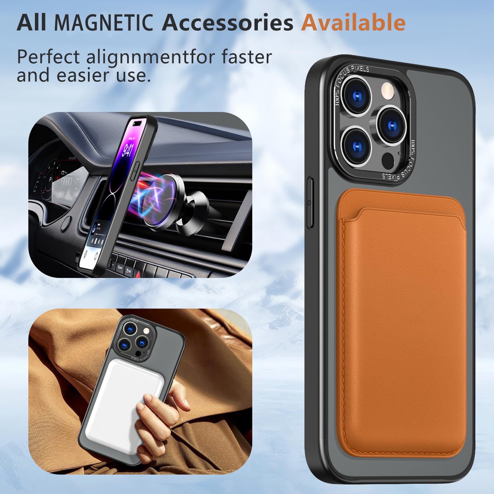 Amazon.com: LXURY Magnetic Case for Samsung Galaxy S23 Ultra/S23