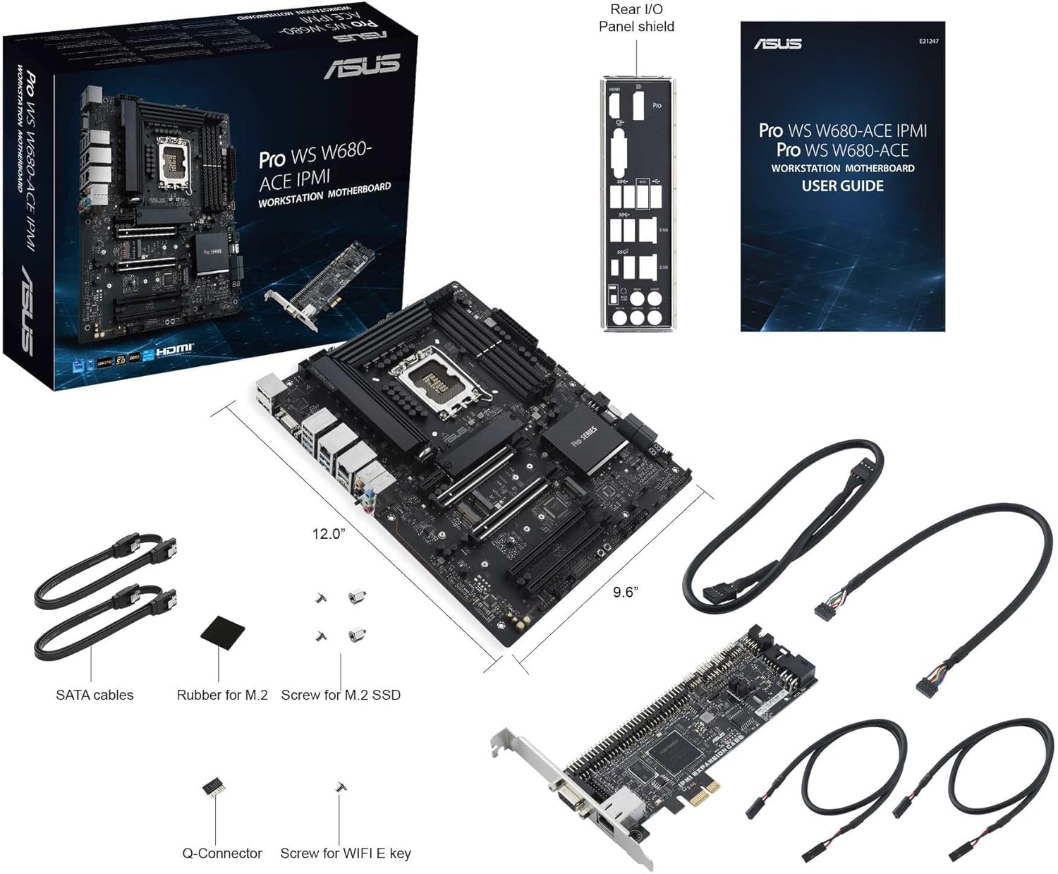 Pro WS W680-ACE IPMI Scheda madre Intel W680 LGA 1700 ATX - Scheda madre - Immagine 3