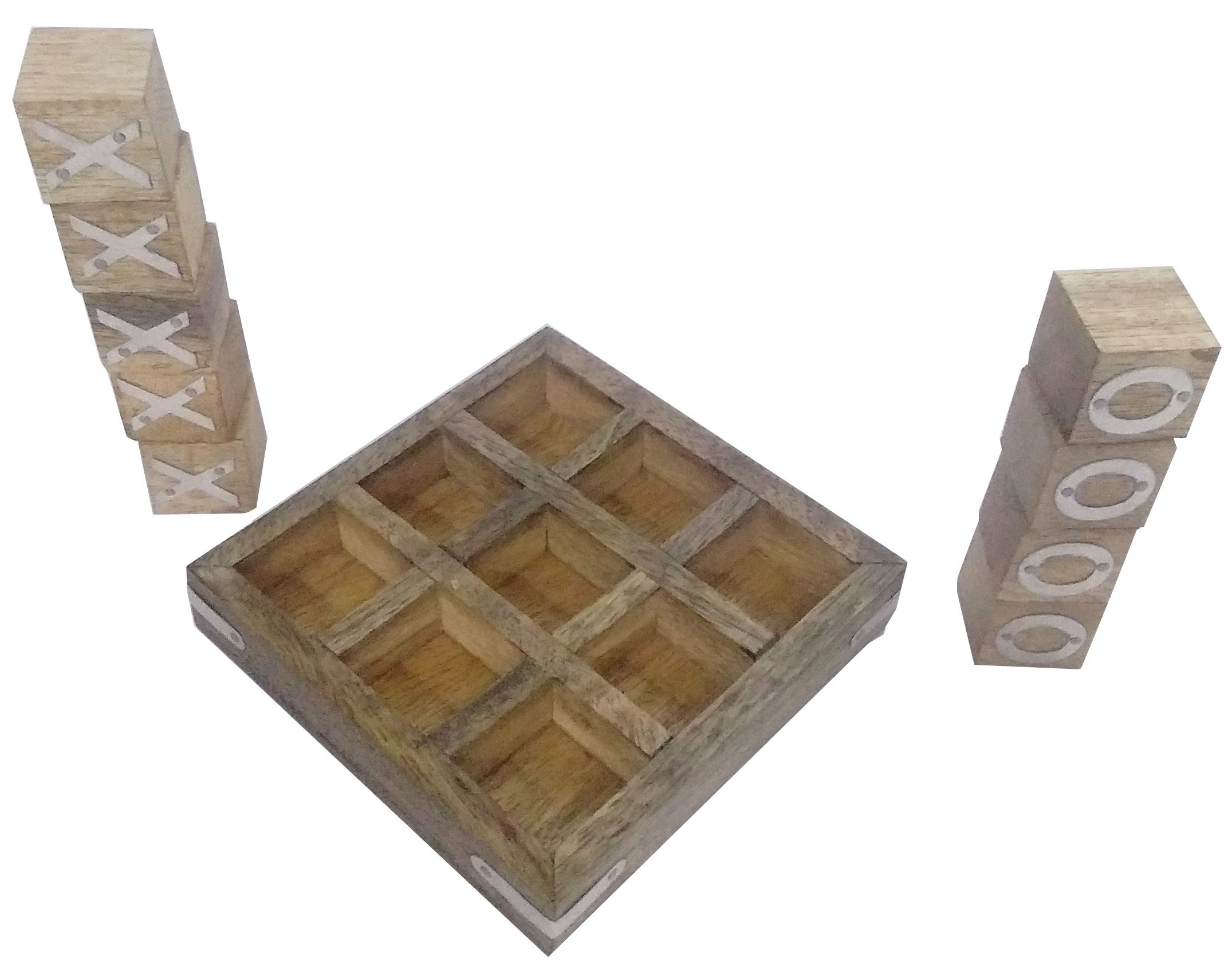 Purpledip Wooden Travel Game: Tic-Tac-Toe - Image 2 thumbnail