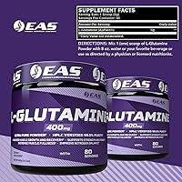 Vista 2 de EAS L-glutamina en polvo 99.5% de pureza AjiPure Glutamina Maximiza el crecimiento muscular y la recuperación Mejora el equilibrio