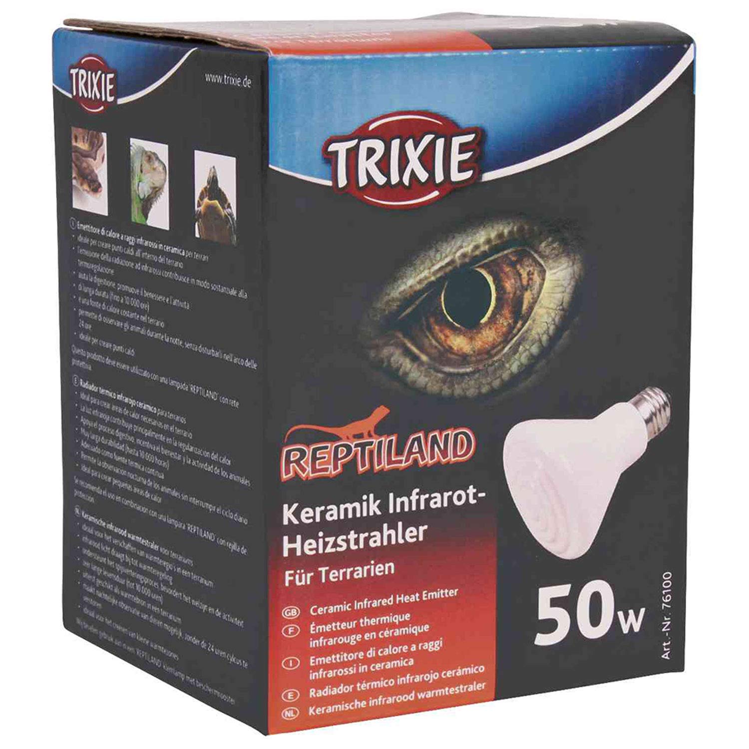 Trixie 76100 Keramik-Infrarot-Wärmestrahler, ø 75 × 100 mm, 50 W