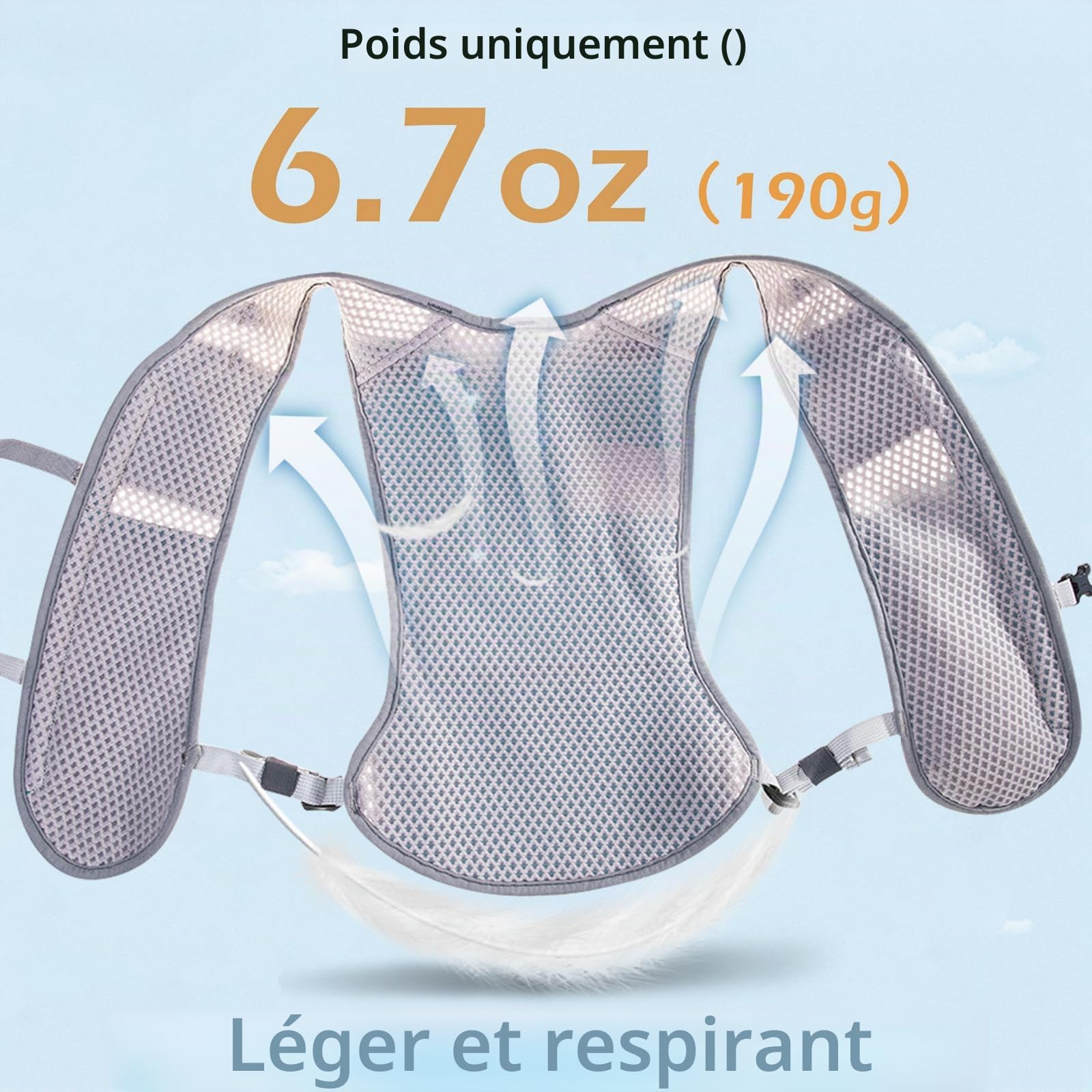 TRIWONDER Gilet Trail 5L Sac à Dos Hydratation Running pour Homme Femme Course à Pied Marathon Randonnée Cyclisme