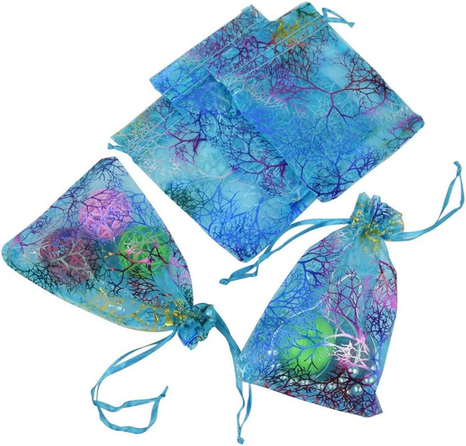 Limited Discount BronaGrand 50pcs Coralline Organza Jewelry bags Candy Pouch Party Wedding Favor Gift Bag 2 Colors Review BronaGrand 50pcs Coralline Organza Jewelry bags Candy Pouch Party Wedding Favor Gift Bag 2 Colors