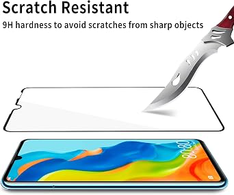 4youquality 3Pack Full Coverage for Huawei P30 Lite Screen Protector