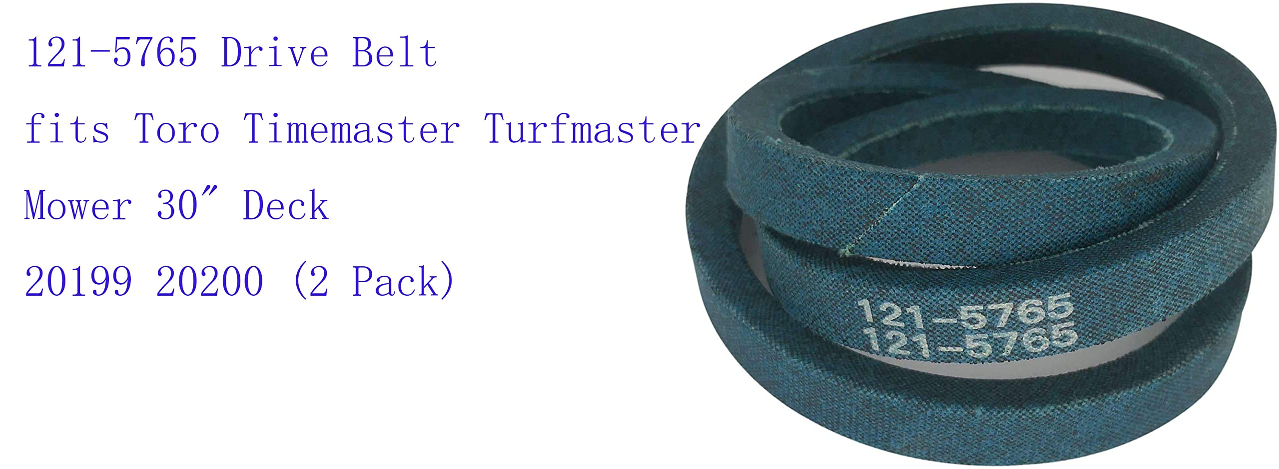 Toro 121-5765 YMHYJY 121-5765 Drive Belt Fits Toro Timemaster